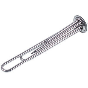 Тін для бойлера 34013090000 EAZIL 2000W L=305mm (нержавіюча сталь), фланець 64mm, 2 трубки під датчик, анод M6