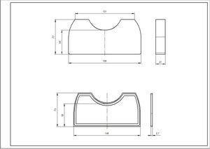 Фільтр під колбу DJ97-01040C з сіткою для пилососа Samsung