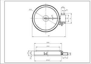 Конфорка для склокерамічної поверхні Electrolux 3740635218 1200W