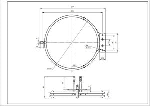 Тен конвекції (круглий) 1800W для духовки Beko 262900074