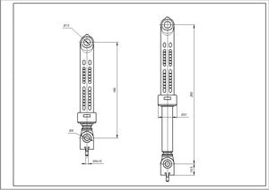 Indesit C00140744 Амортизатор бака для стиральної машини 100N
