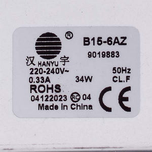 Помпа 34W B15-6AZ для стиральної машини Whirlpool 481281719156