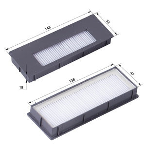 Набір фільтрів HEPA (3шт) + щітки та бічні кромки (4шт) 900/905 для пилососу DEEBOT