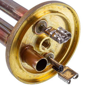 Тен фланцевий для бойлера Ariston 65114900 1200W (мідний) фланець 48mm, L-170mm (під анод M5)