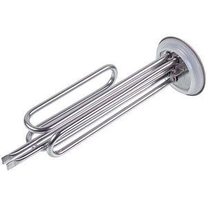 Тен для бойлера FERROLI 1500+1000W (нержавійка) L=300mm, фланець 92mm (під анод M6)