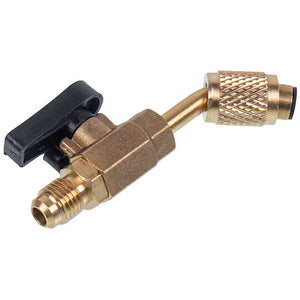 Кран кутовий 45° для заправки фреону (1/4”) RTM BV -451