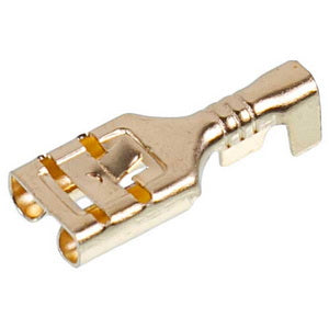Клемма плоская FASTON "мама" 6mm (100 шт) для стиральной машины