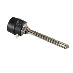 Тен для бойлера з термостатом Drazice 2110312 TJ 6/4“ 2500W L=405mm фланець 125mm 1 трубка під датчик