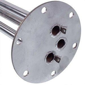 Фланець під сухі тіні для бойлера Bosch 1600W D зовнішній=125mm L трубок=430mm (під анод М8)