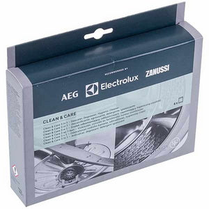 Порошок для чищення накипу 3 в 1 для стиральних та посудомийних машин Electrolux 902980383 M2GCP600 (6 пакетиків по 50 г)