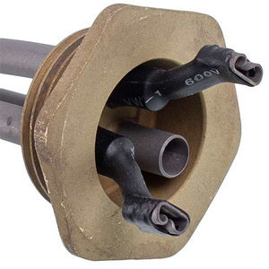 Тін для алюмінієвих батарей Kawai 500W (нержавіюча сталь) L=295mm D різьблення = 1&apos&apos (різьба права)