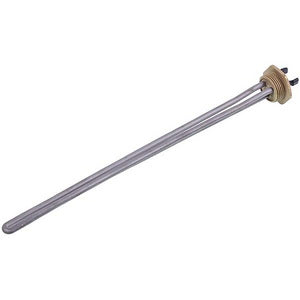 Тін для алюмінієвих батарей Kawai 700W (нержавіюча сталь) L=340mm D різьблення = 1&apos&apos (різьба ліва)