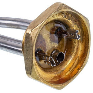 Тіни для чавунних батарей BALCIK 2000W (нержавіюча сталь) L=390mm D різьблення = 1 1/4&apos&apos (різьба ліва)