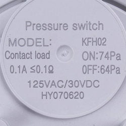 Реле тиску повітря (пресостат) 74/64 Па для газового котла Bosch/Buderus 87186456530