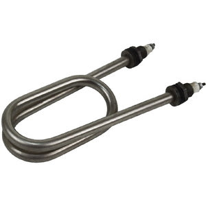 Тін для нагріву води 1500W 220V (нержавіюча сталь) L=160mm M14 (скріпка)