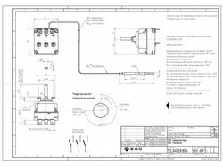 Термостат EGO 55.34069.804 для гриля, жарочного шкафа Electrolux, Inoksan 60-320°C