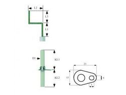 Електрод розпалювання для газового обладнання Lainox, Mareno