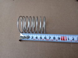 Пружина зтискання переливу трубки рівня для посудомийної машини Comenda, Hoonved 450232