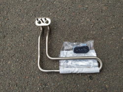 Тін бака, ванни для посудомийної машини Colged, Elettrobar, Apach 1400Вт, 230В, фланець 50x26мм зігнутий.