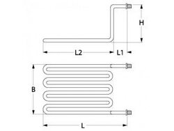 Тен для фритюрницы Amatis, Bartscher, Horeca-Select 417598 2500W 230V