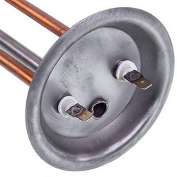 Тін фланцевий для бойлера Thermex 1000W (мідний) L=280mm фланець 92mm (під анод M6)