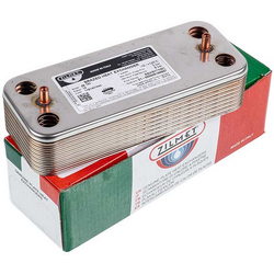 Теплообмінник пластинчастий (16 пластин) Zilmet для газового казана Sime 17A1901610