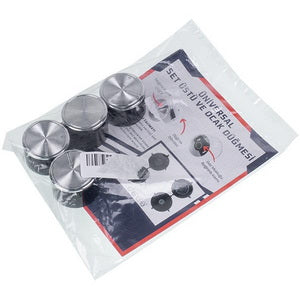 Набір универсальних ручок для плит Hansa \ Electrolux \ Gorenje D=34mm H=23mm (4 шт.)