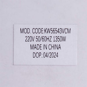 Двигун для мийного пилососа Koolwen KW56543VCM D=132/88mm H=130/45mm 1350W