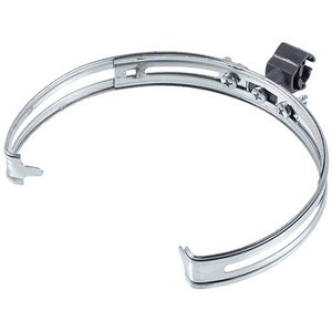 Тримач коньковий напівкруглий із пластиком 10/OC PL