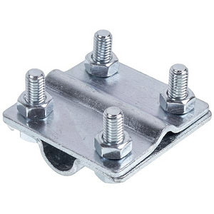 Затискувач прут D=16mm/дріт D=8-10mm сталевий гальванічно оцинкований 04/168.2 ОС