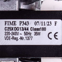 Вентилятор Fime GR03370 35 Вт для газового казана Ferroli Domicompact/Domina/Domitop/FEReasy 39817550