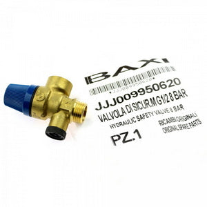 Запобіжний клапан 8 бар для бойлера газового котла Baxi Nuvola 3 Comfort, Westen Boiler Digit 9950620