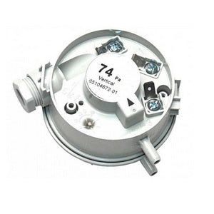 Реле тиску повітря (пресостат) 74 Па для газового котла Ariston Clas, Genus, Alteas 28-36 кВт 65104672