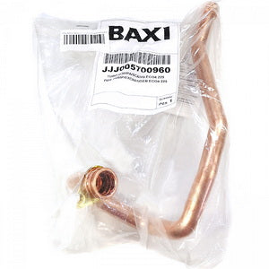 Трубка зворотної лінії теплообмінника для газового котла Baxi Eco 4S, Westen Pulsar D 5700960