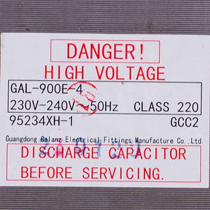 Трансформатор силовий для НВЧ-печі Electrolux 4055475760 GAL-900E-4