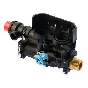 Гідравлічний вузол входу холодної води (правий) у зборі для газового котла Buderus Logamax U072, GB062, GB122i, Bosch Gaz 2000/6000, Condens 2300i/2500 87186455490