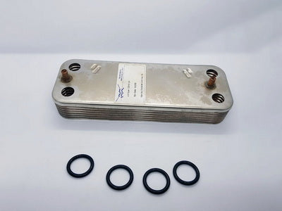 Теплообмінник пластинчастий ГВП Zilmet (14 пластин) для газового котла Junkers Euroline ZW, Bosch Gaz 3000 W 87054062870