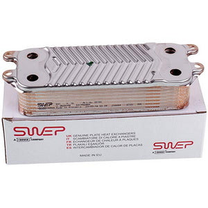 Теплообмінник пластинчастий ГВП Swep (16 пластин) для газового котла Protherm Пантера, Лев 24/28 KOV/KTV/KKV 18 0020014402