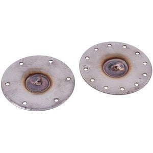 Фланець барабана (опора) для пральної машини Electrolux (2шт, шліци, нержавійка, під підшипник 6203)