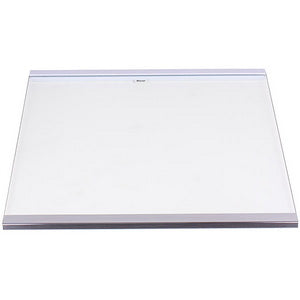 Полиця для морозильної камери холодильника Samsung DA97-14800A 303x302mm (скляна, з обрамленням)