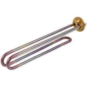 Тен для бойлера 184178 Thermowatt 2500W 220V (мідний) L=290mm фланець 48mm (під анод M6)