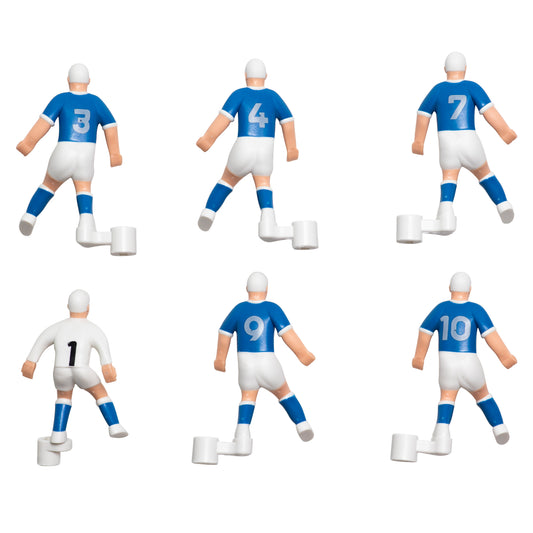 Комплект запасних гравців для настільного футболу Stiga Team Blue/White (7113-2043-22)