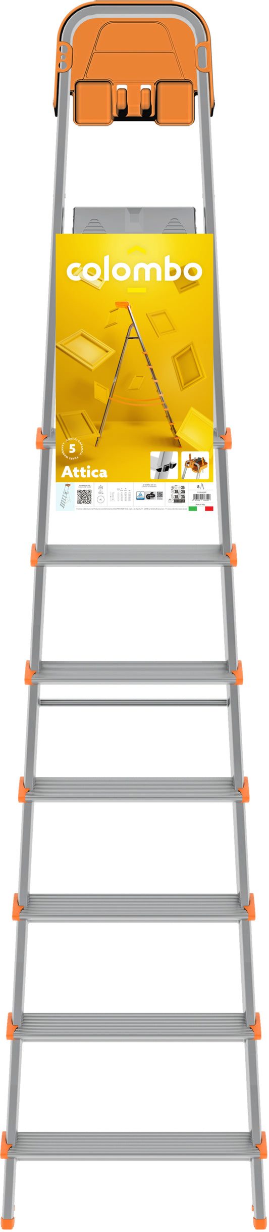 Драбина Colombo Attica 8 щаблів (S108A08P)