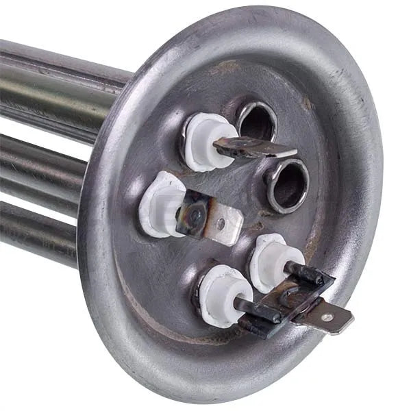 Тін для бойлера 2000W (нержавіюча сталь) L=280mm, фланець 72mm (під анод M6)