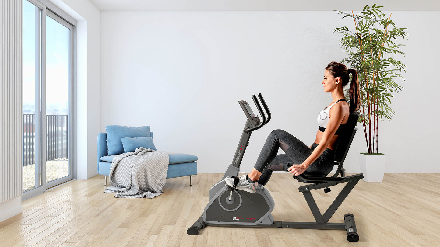 Горизонтальний велотренажер Toorx Recumbent Bike BRXR 65 Comfort (BRX-R65-COMFORT)