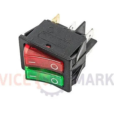 Подвійний Універсальний Перемикач KCD4 на 16-20 Ампер (6 контактів)