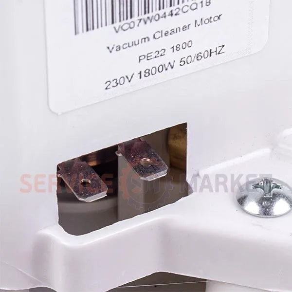 Двигун для мийного пилососа VC07W0442CQ18 Whicepart 1800W D=133/91mm H=32/130mm