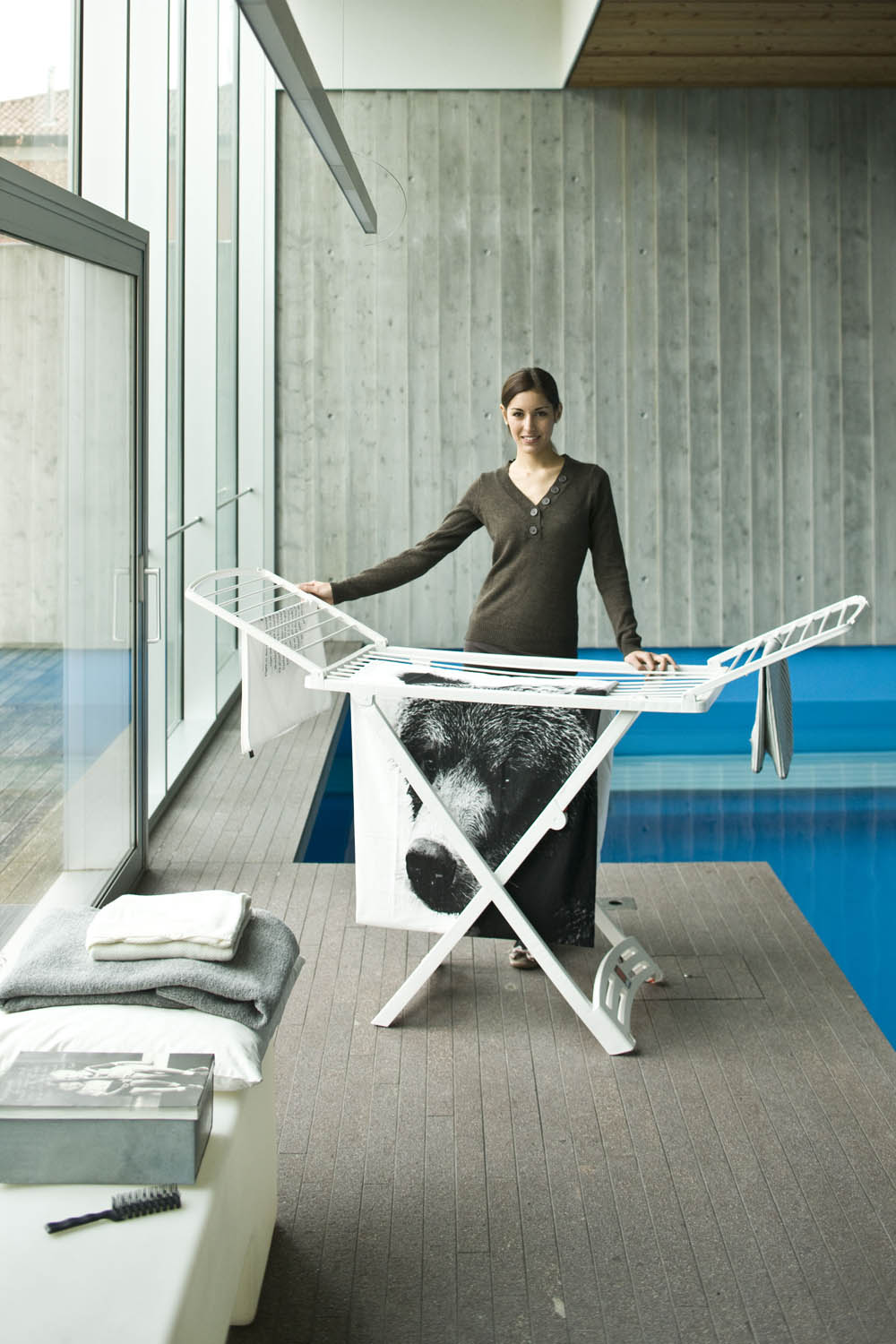 Сушарка для білизни підлогова Gimi Grafite (154785)(Special Offer)