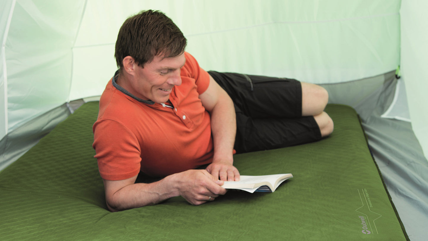 Килимок самонадувний Outwell Self-inflating Mat Dreamcatcher Double 5 cm Green (400001)