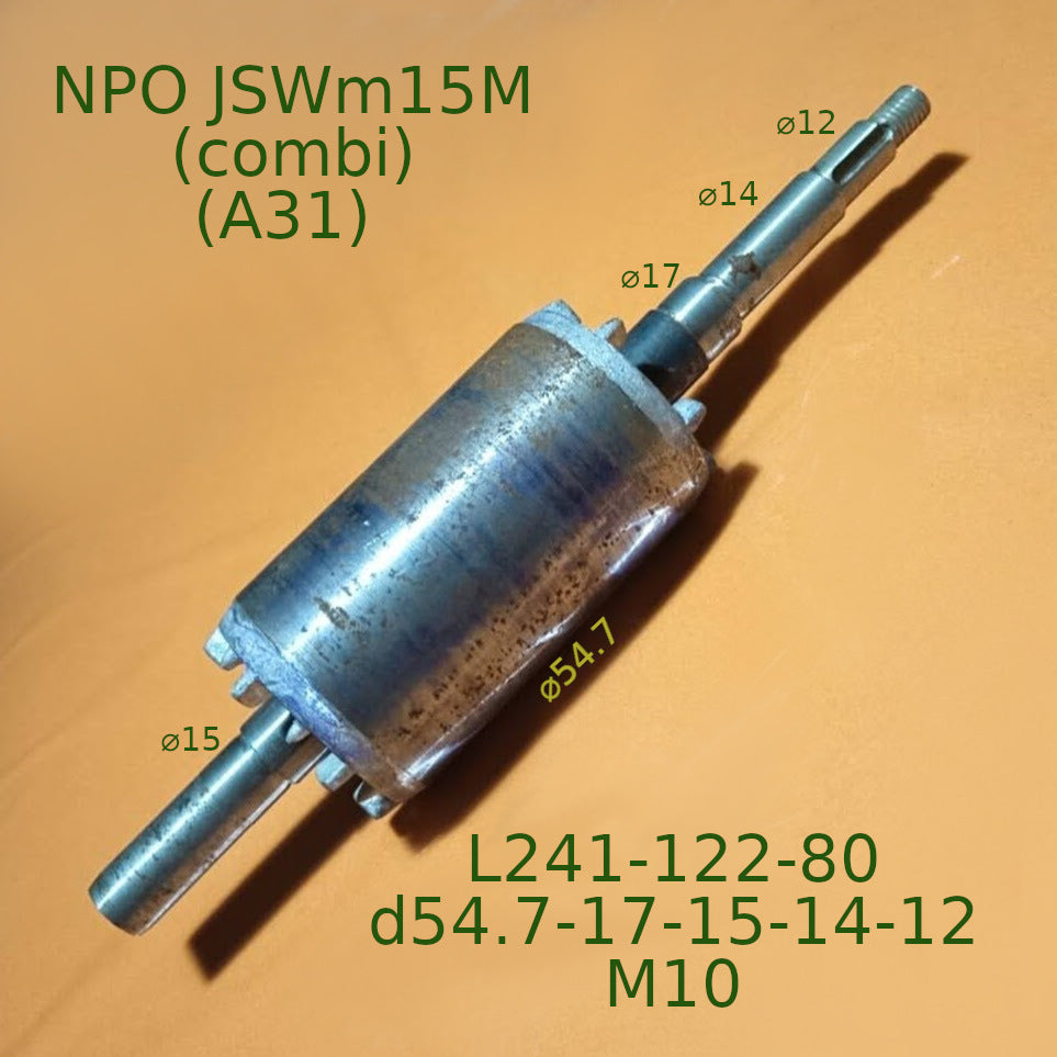 NPO JSWm15M (combi) (A31) L241-122-80 d54.7-17-15-14-12 M10